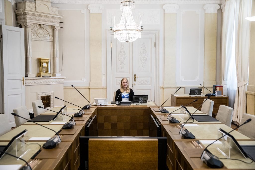 16 year old Aiva Murto became one day Prime Minister of Finland