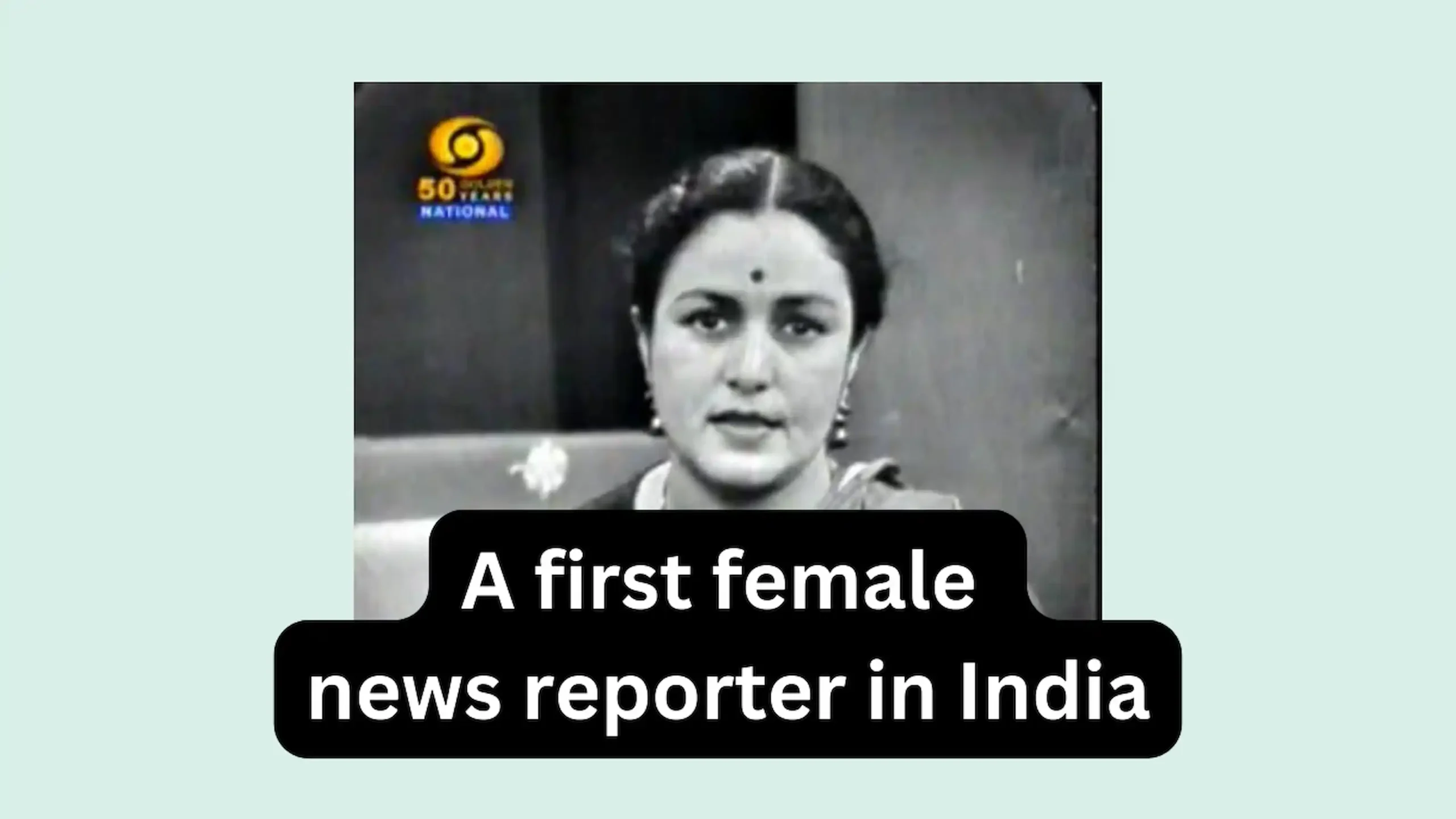 first female news reporter in India is Pratima Puri